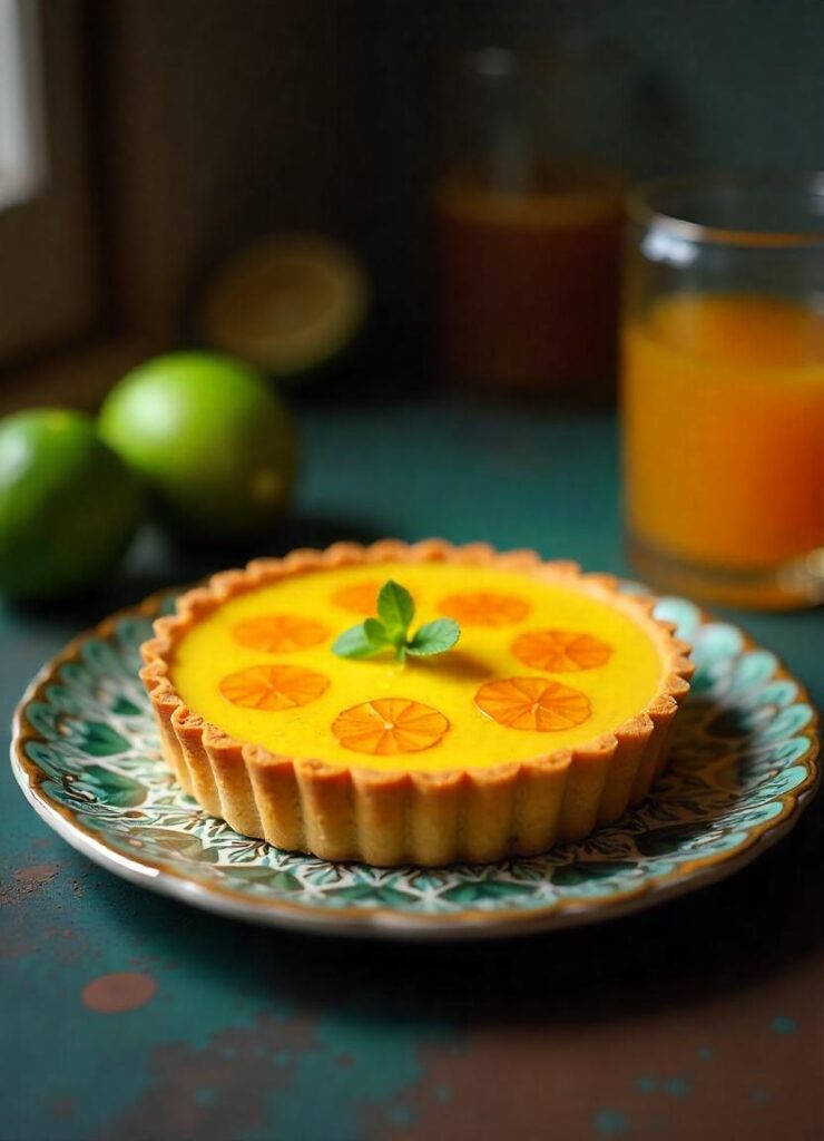 Gypsy Tart with Cachaça Lime Curd