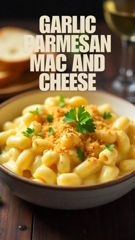 Garlic Parmesan Mac and Cheese