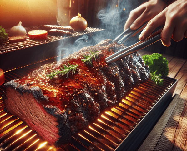 Beef Brisket on the BBQ