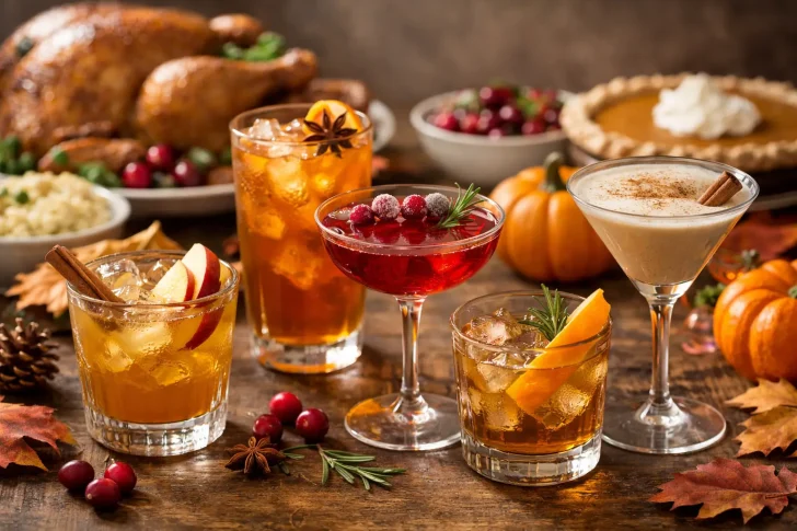 10 Best Cocktails for Thanksgiving Dinner