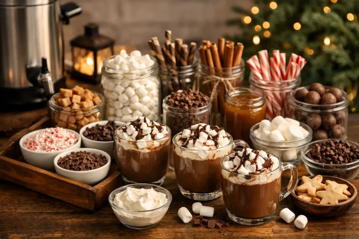 Hot Chocolate Bar Party Setup That Wows