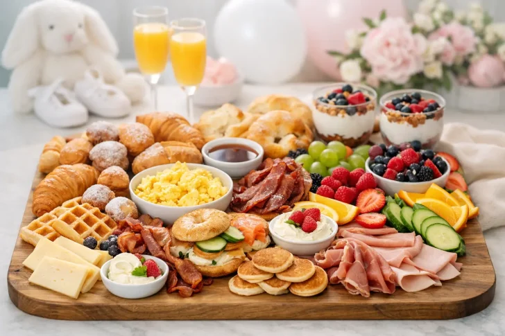 Brunch Board for Baby Shower Guests Will Love