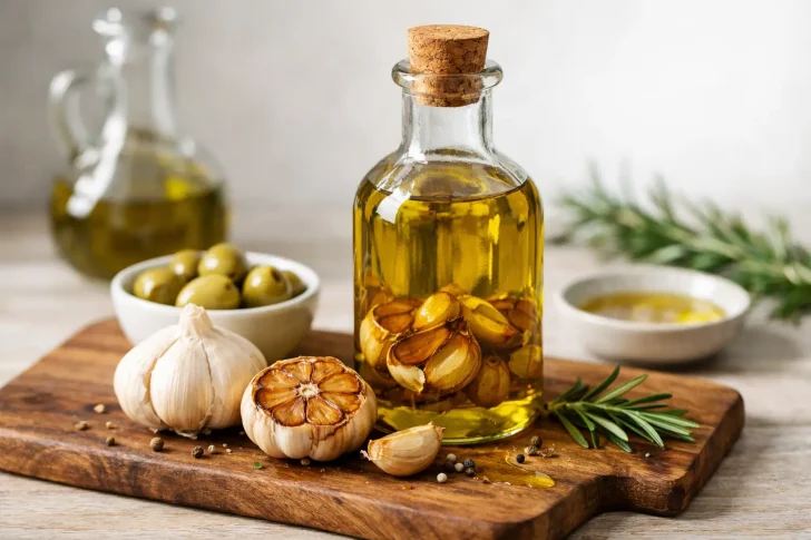 How to Make Roasted Garlic Olive Oil at Home